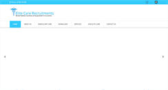 Desktop Screenshot of elitecarerecruitment.com
